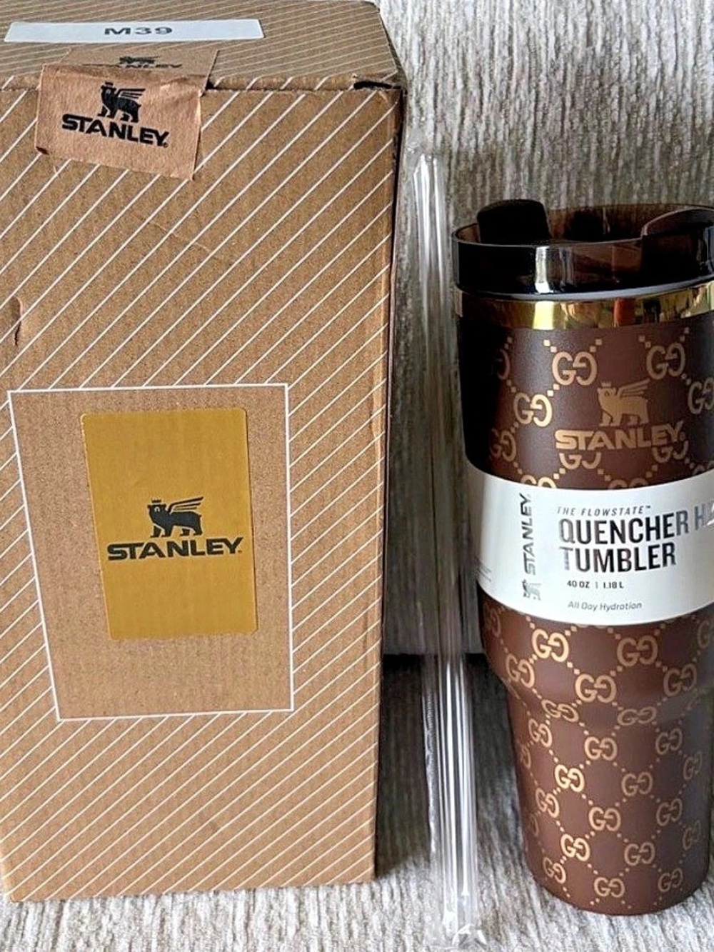 STANLEY Quencher H2.0 FlowState Tumbler (Custom Monogram Edition) Quencher H.2.0